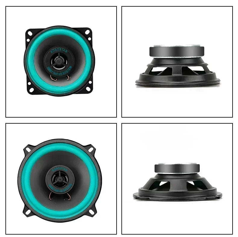 4/5/6.5 Inch Car Speakers Coaxial Subwoofer Universal Automotive Audio HiFi Music Full Range Frequency Car Stereo Speaker
