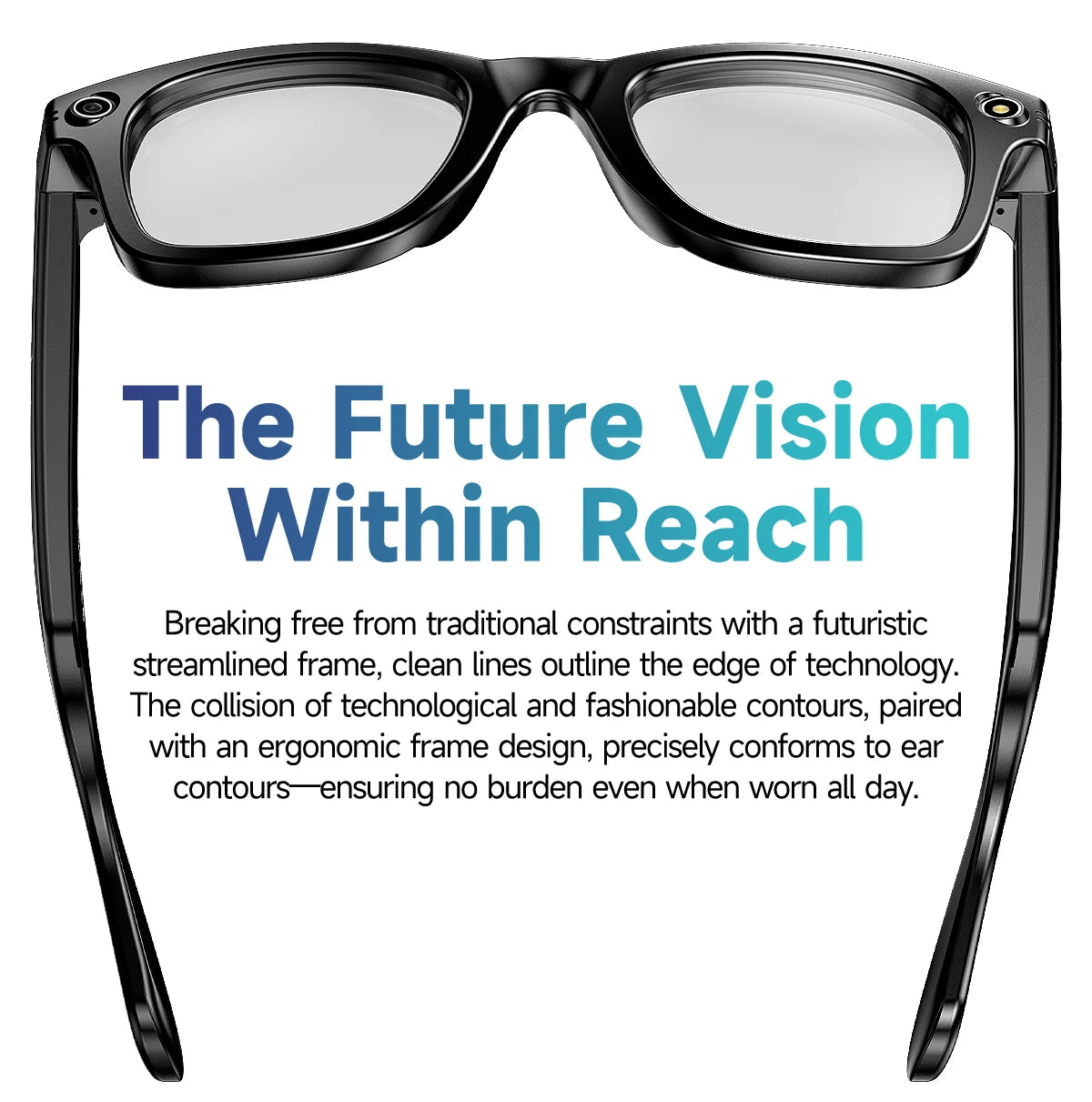 LIGE AI Smart Glasses 8MP HD Camera Video Bluetooth Call Intelligent Translation 270mAh Battery Voice Assistant Music Sunglasses