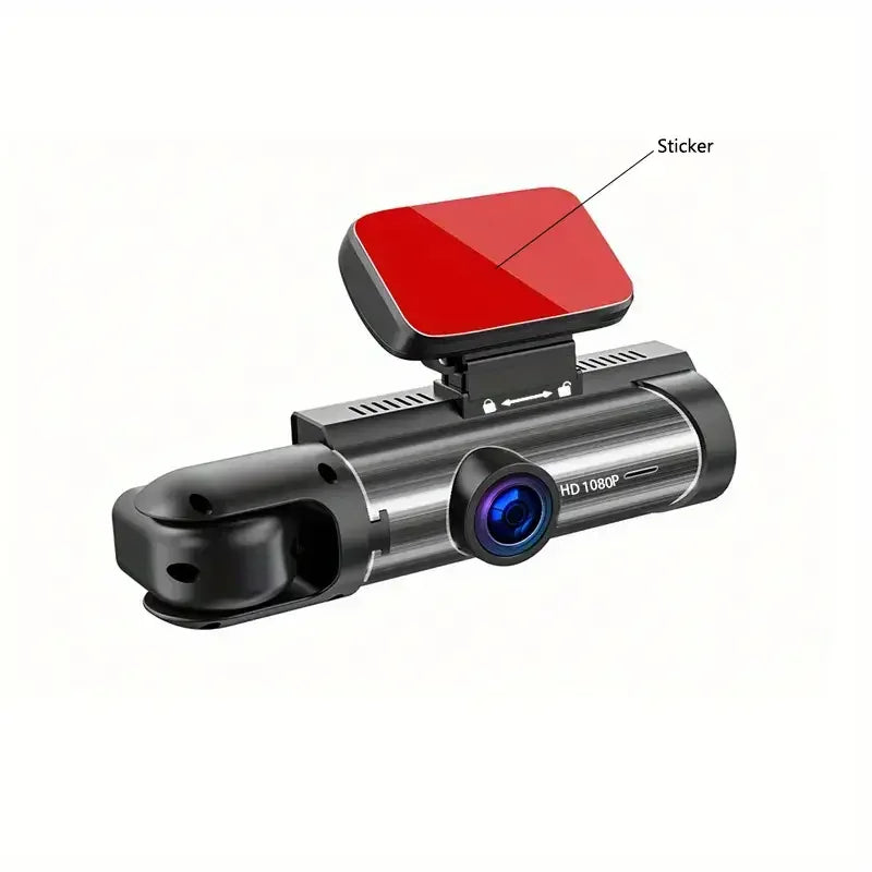 Dash Cam 3.16 Inch 3 Lens Dash Cam, Front Built-in Rear Camera, G Sensor HD Night Vision Wide Angle Car DVR, With 32GB SD Card