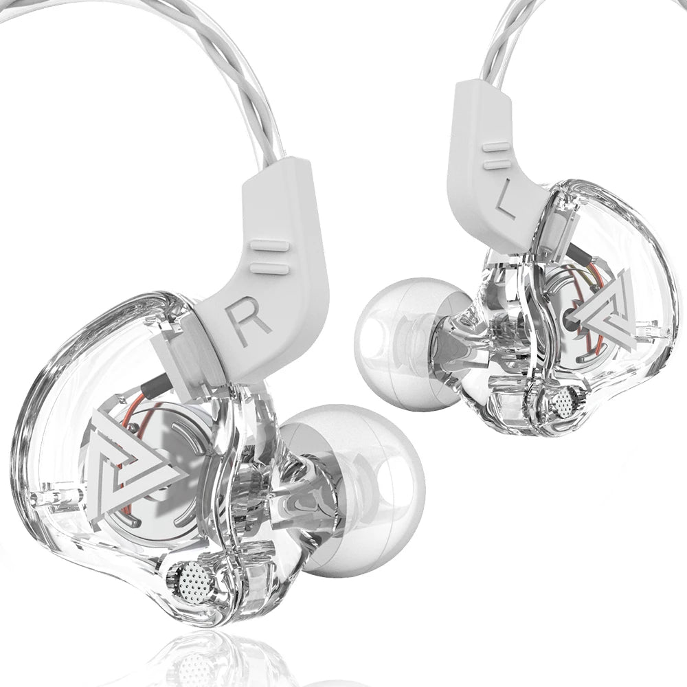 Experience immersive sound with these in-ear earphones featuring 6 dynamic driver units—offering stereo HIFI, deep subwoofer bass, a built-in mic, and perfect for sports and monitoring!