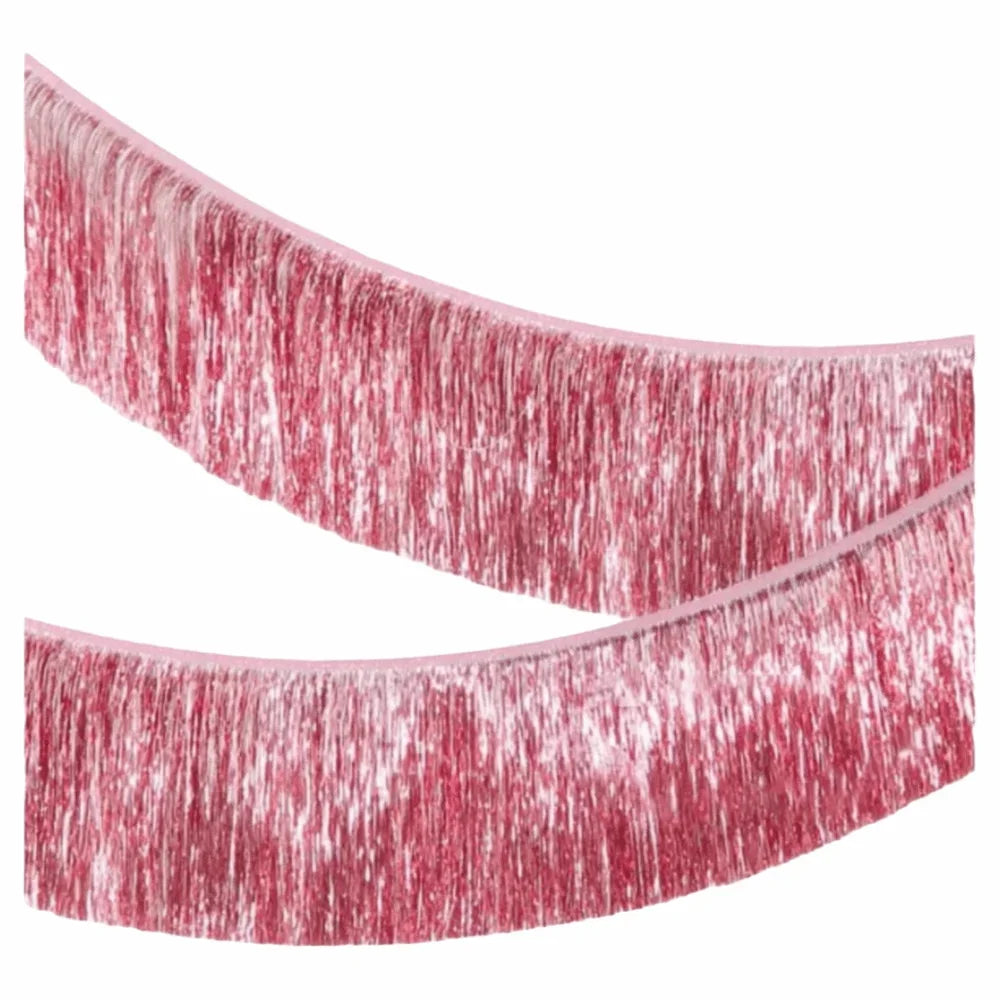 Multicolor Drizzle Garland Encryption PET Metallic Foil Fringe Thickening Background Ornament Tassel String Party Supplies