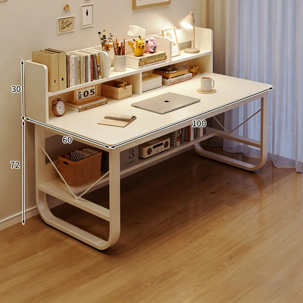 Minimalism Writing Desk Office Computer Desks Table with Storage Simple Desktop Computer Desk Laptop Desk Sturdy Table
