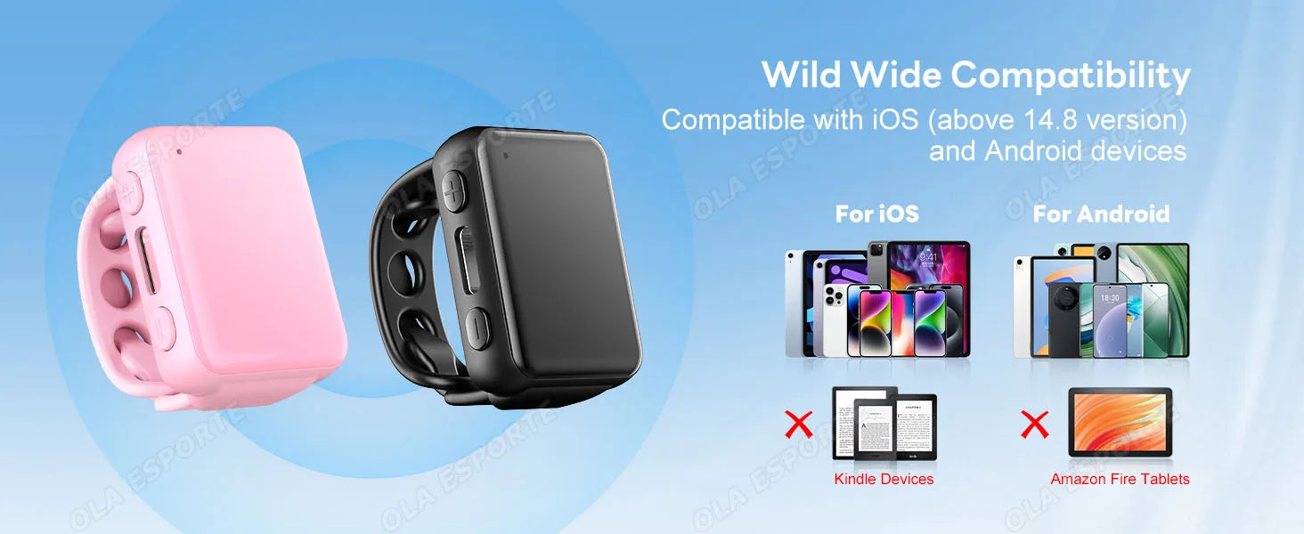 Multifunctional Ring Remote Control Smart Ring Video Camera control, Document remote control,Smartring Men Women for Android IOS