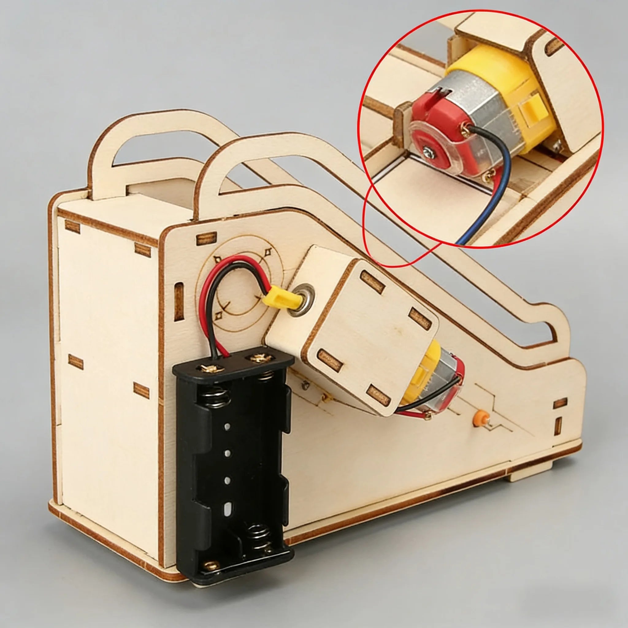 Children's science and education experiment models, children's DIY escalator assembly toys, children's DIY gifts