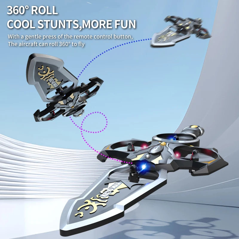 Watch remote control Flying Sword quadcopter model remote control aircraft Flying Sword children's gift foam