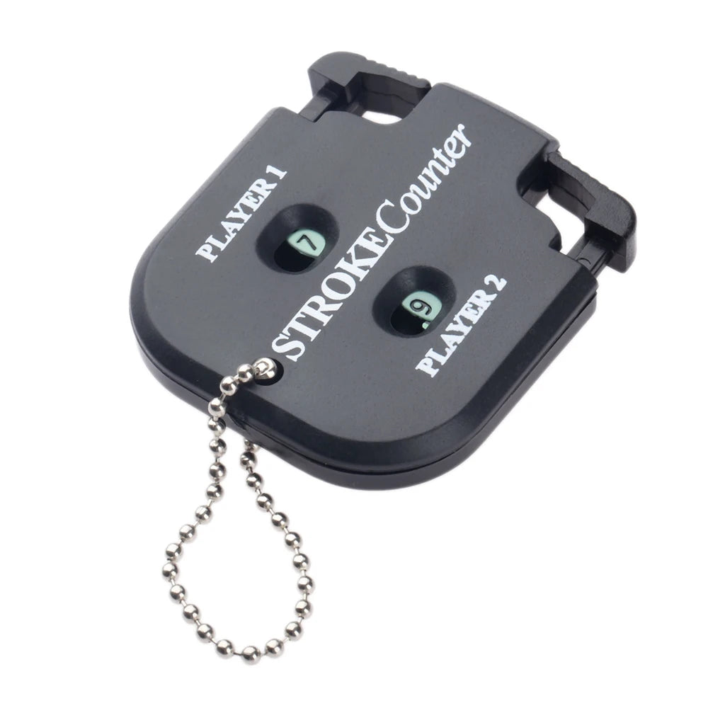 Black Durable Portable Training Aids Golf Accessories Count Stroke Score Counter Golf Shot With Key Chain