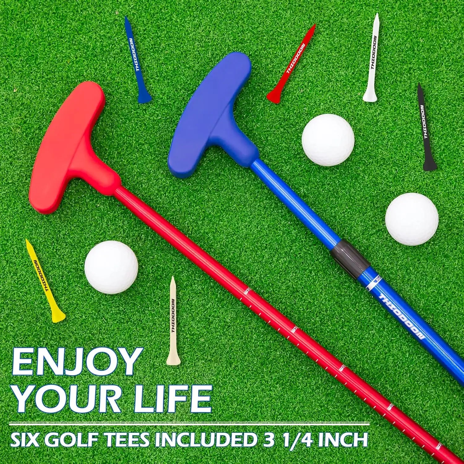 Golf Putters for Men and Women Two-Way Kids Putter Mini Golf Putter for Right or Left Handed Golfers Adjustable Length Golf Putt