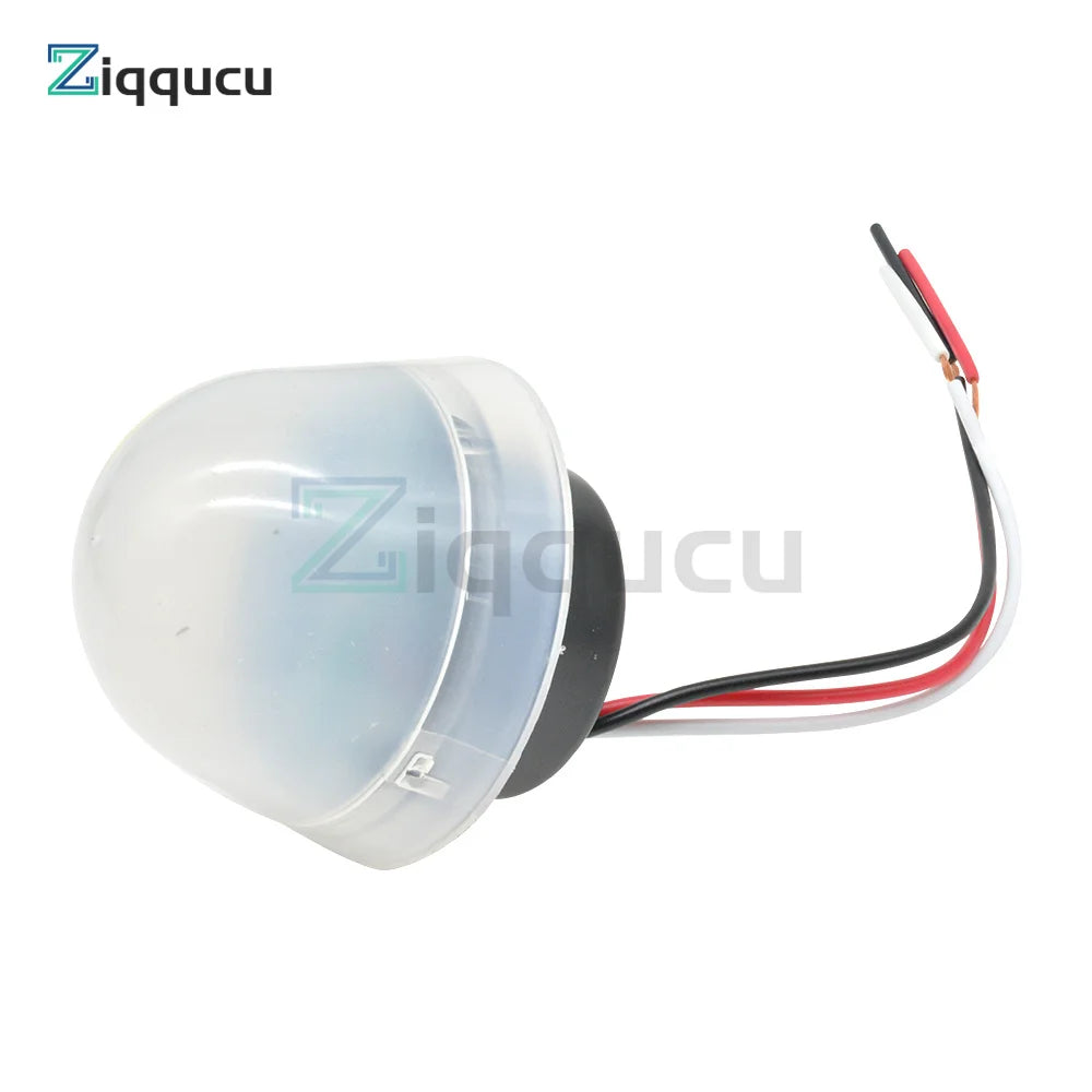 Save energy and light up your nights with this waterproof, sensitive auto photo switch—an easy on/off photocell sensor perfect for street LED lights!