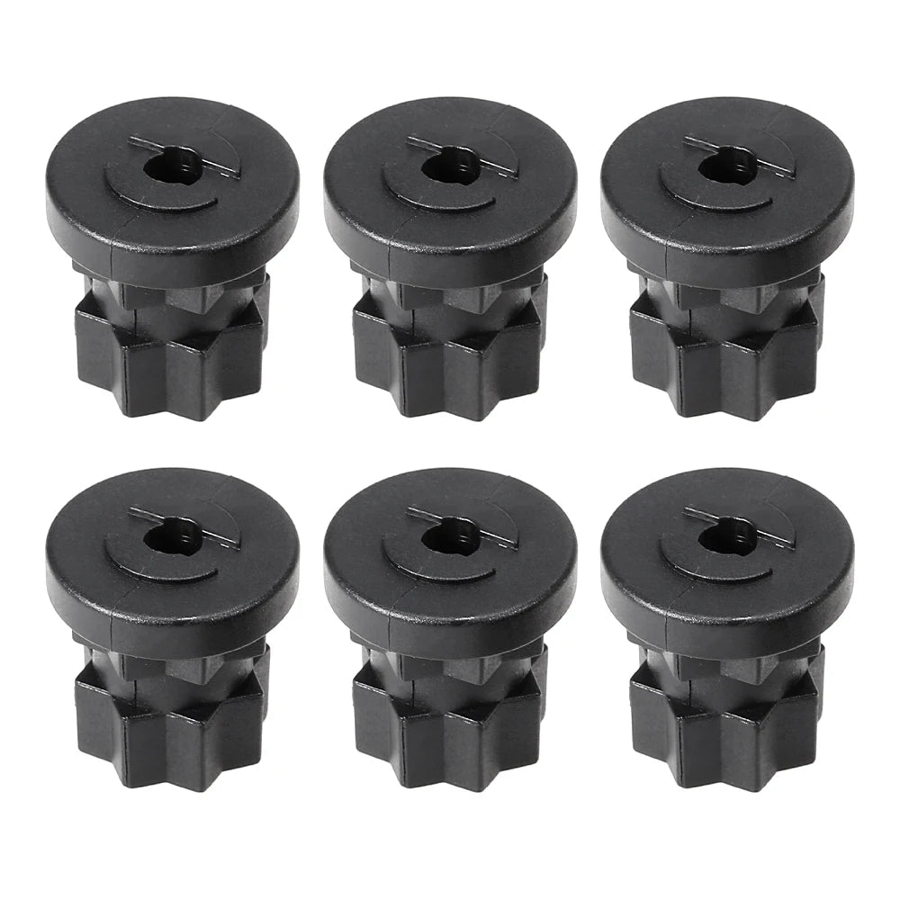 6Pcs Ram Mount Track Mounting Base Track Gear Adapter Kayak Track Mount for Kayak Boat Angler Fishing Rod
