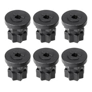 6Pcs Ram Mount Track Mounting Base Track Gear Adapter Kayak Track Mount for Kayak Boat Angler Fishing Rod