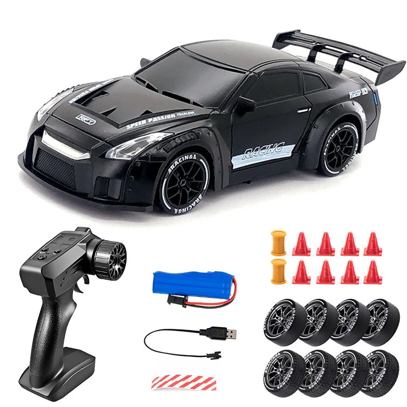 1: 24 Speed Four-wheel Drive RC Drift Remote Control Car 2.4G Remote Control Racing Car Children Electric Toy Christmas Gift