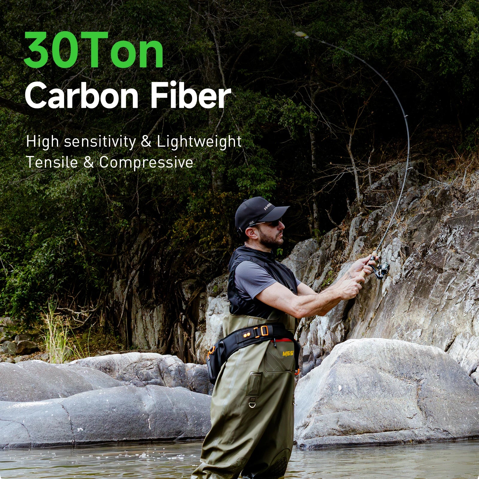HANDING BFS Fishing Rod Magic L Micro Carbon Fishing Rod Lure Weight 1-8g FUJI® O+A Guide Rings UL/L Casting Rod Cork Handle