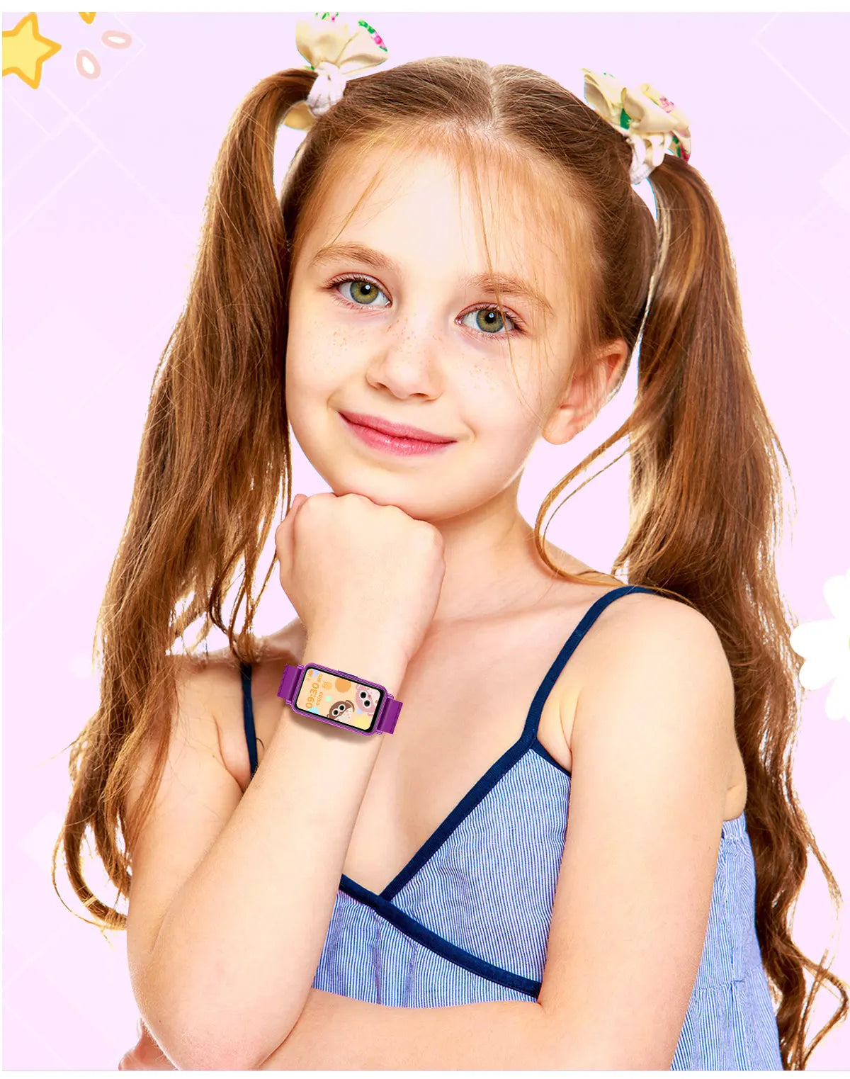 Keep your little ones entertained and organized with this smart watch for kids—featuring educational games, camera control, calculator, alarm, and activity tracker!