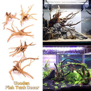 Fish Tank Decoration Natural Wooden Small Habitat Roots Driftwood Scenery Decorative Ornaments Aquarium Landscape Tree Roots