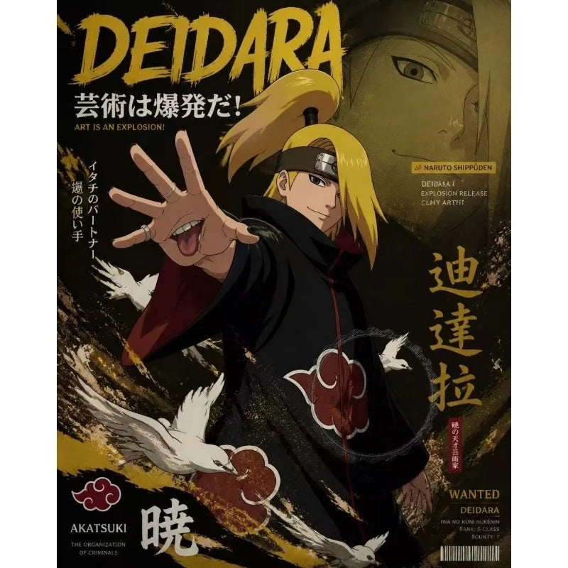 Classic N-Naruto Anime HD Art Poster, Decorative Wall Painting, Home Decoration for Living Room Bedroom, Perfect Gift