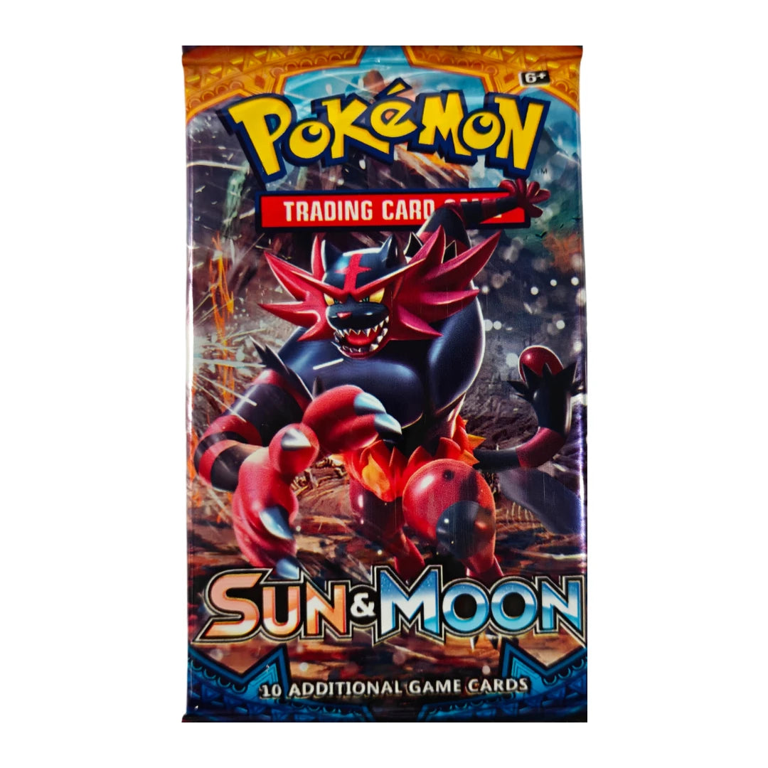 Pokemon TCG Sun & Moon Booster Box Sealed Trading Card Lunala Solgaleo Incineroar Decidueye Anime Collectible Collection Gift