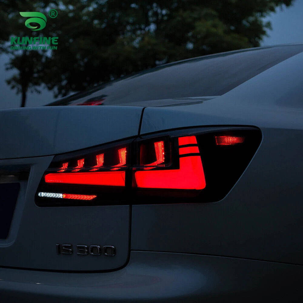 Pair Of Car Tail Light Assembly For LEXUS IS250 IS300 IS350 ISF 2006-2012 LED Brake Signal light Car led Tail light Tuning Parts