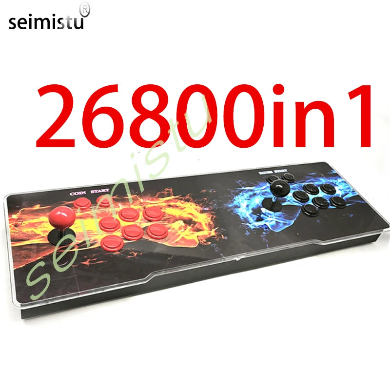 Arcade Game Console Pandora 268000 in 1 Box 3D Retro Video Game Machine with Game Board 8 Way Joysticks & Push Buttons to TV