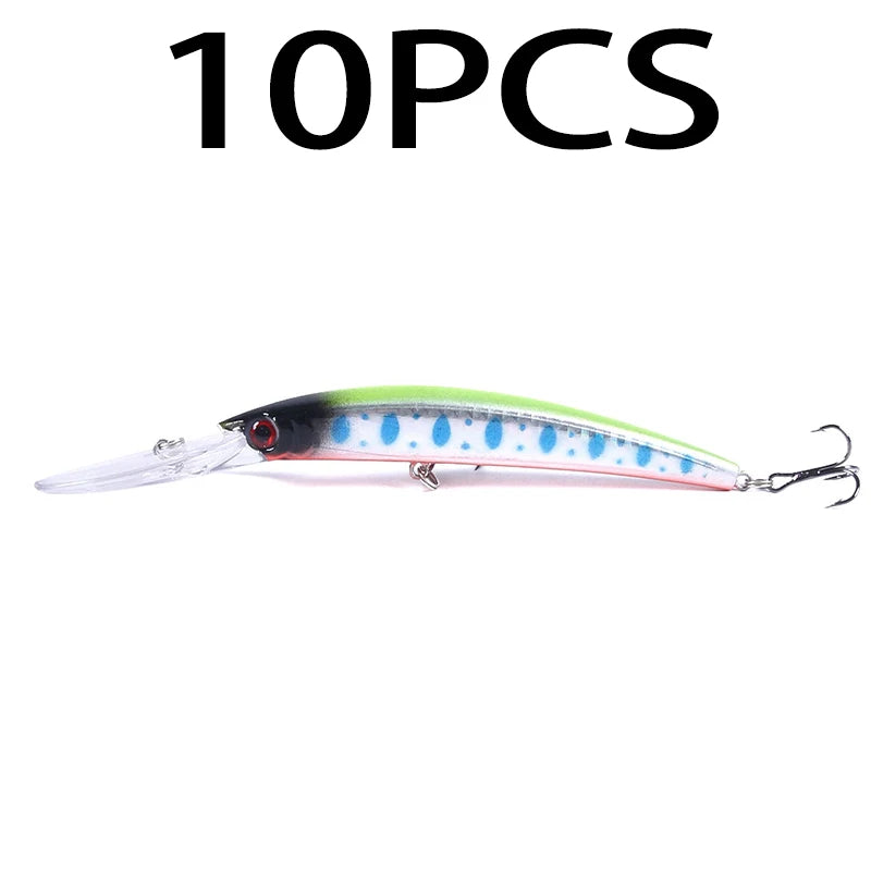 1pcs 15cm 15g  Deep Diving Jerkbait Artificial Hard Bait Fishing Wobblers Minnow Lure for Bass Pike Carp Fishing  Tackle