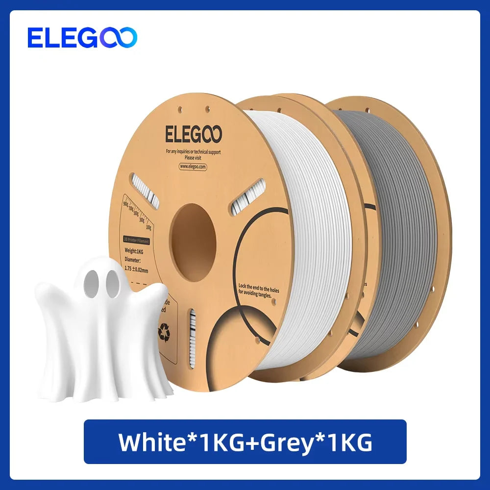 ELEGOO 1.75mm PLA Filament 1kg Plastic 3D PLA for 3D Printer Consumables Material for FDM 3D Printer NEPTUNE 3 PRO