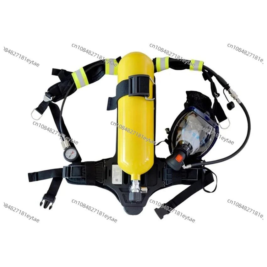 6.8L SCBA Firefighting Self Contained Breathing Apparatus Steel Air Cylinder Fire Rescue Air Supply Respirator