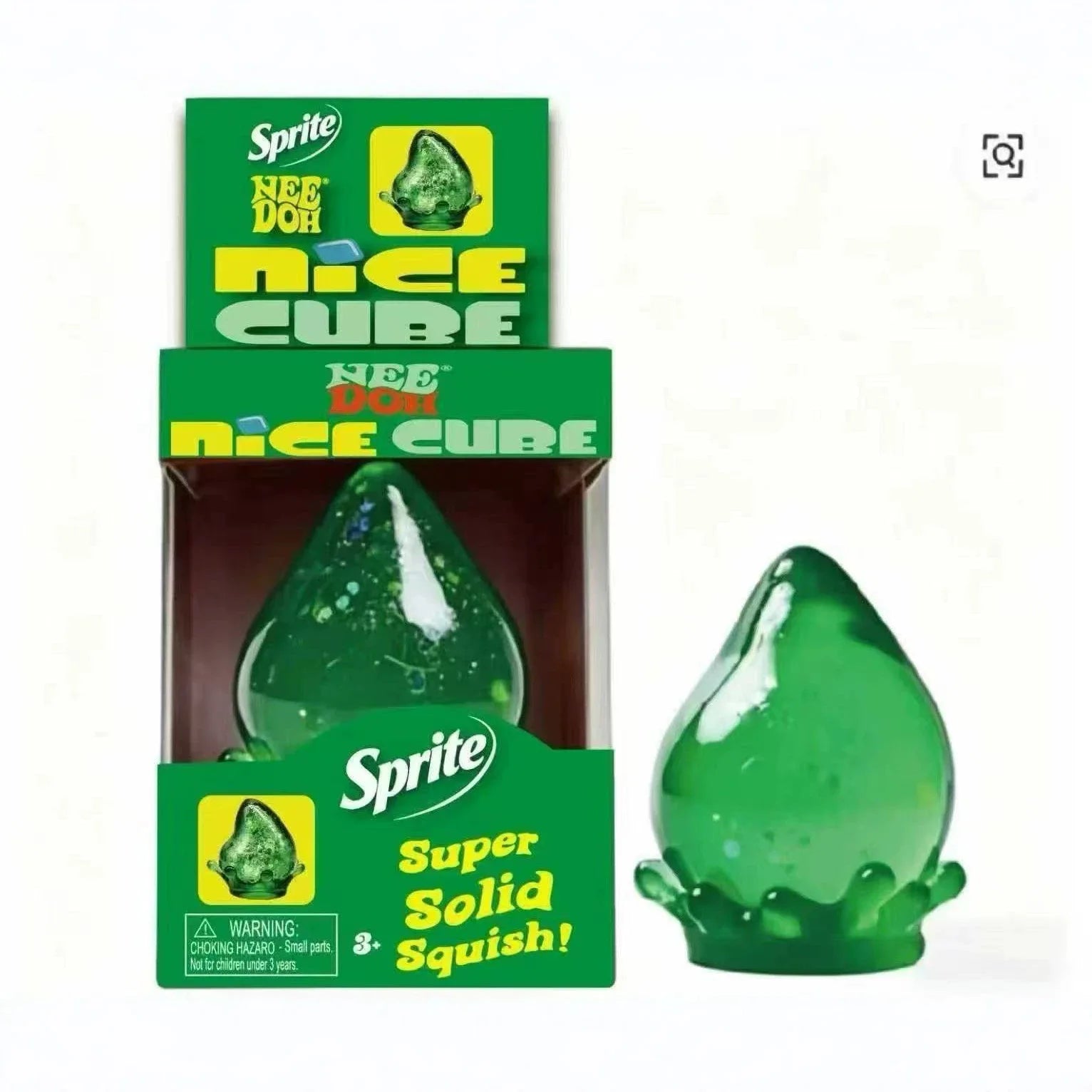 Schylling NeeDoh Nice Cube Sensory Squeeze Toy with Super Solid Squish Stress Relief Anxiety Sensory Tool Stress Reliever Toys