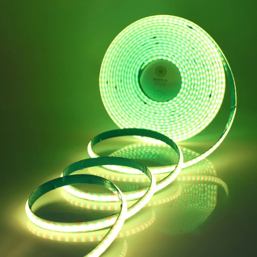 5V Wifi Bluetooth-compatible USB RGB COB LED Strip Light 24key 44key Remote Control Kit 576 LEDs Linear Lighting Flexible Tape