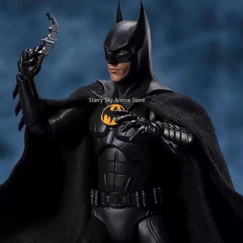 Bandai Shfiguarts The Flash Michael Keaton Batman Bruce Wayne Anime Figure Shf Action Model Toy Collectible Model Gift