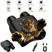 2.5K Digital Night Vision Binoculars 3" Large Screen 6X Digital Zoom Infrared Night Vision Goggles 800M Full Dark View Support Photo Video Recording Rechargeable Telescope for Hunting Camping Wildlife Observation Security Sur