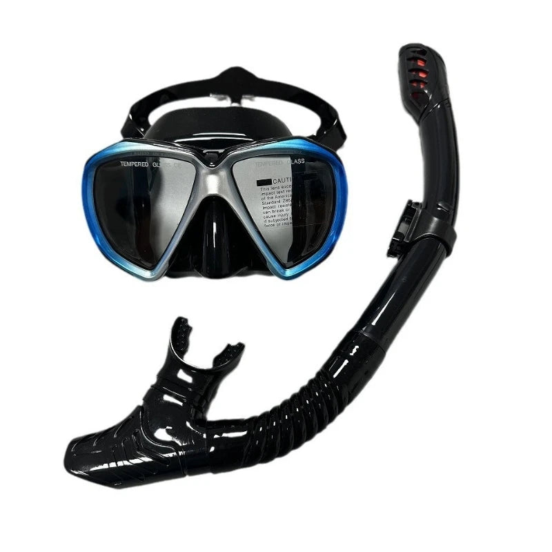 QYQ Professional Scuba Diving Masks Snorkeling Set Adult Silicone Skirt  Goggles Glasses Diving Mask