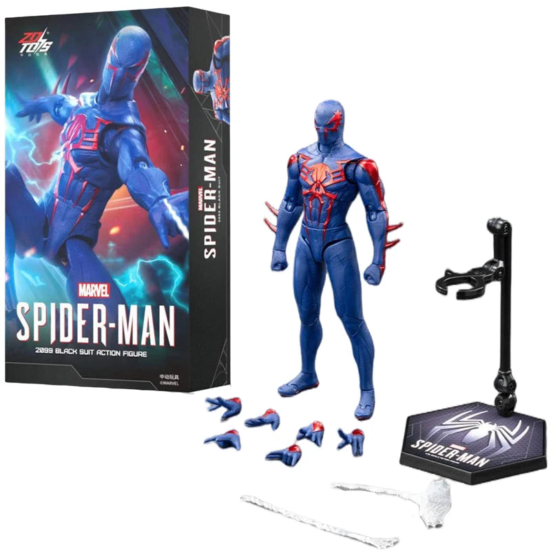 ZDTDS Original Spider Man Brand New Day PUNK SUIT Scarlet Spider 2099 ADVANCED SUIT 1/10 Marvel Action Figure Model Toy Gift
