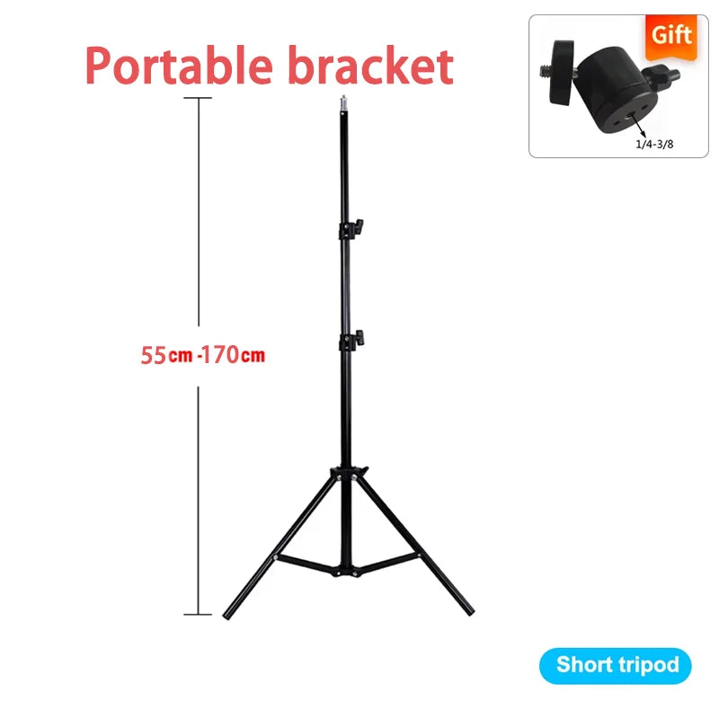 Projector stand live tripod portable photo video selfie flat-standing folding mobile phone stand triangular wholesale