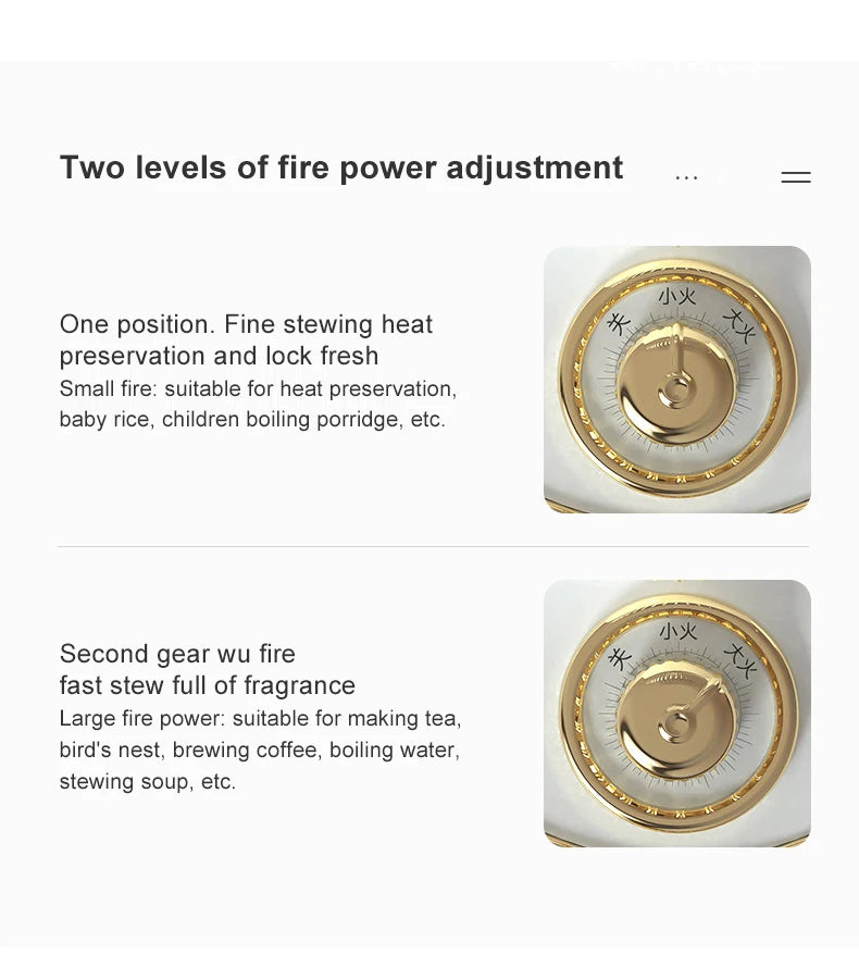 600ml Multifunctional Mini Health Pot Electric Stew Cup Tea Maker Heating Cup Fully  Bird Nest Stew Cup Home Office Gift