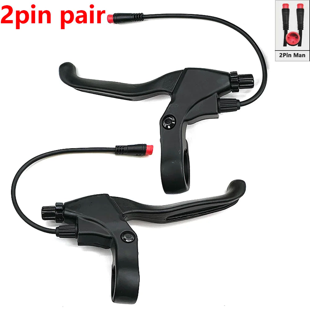 Cut Power-Off Brake Lever Folding Electric Scooter Replacement Brake Handle Lever for E-Bike EBIKe SM 2Pin Aluminum Alloy Lever