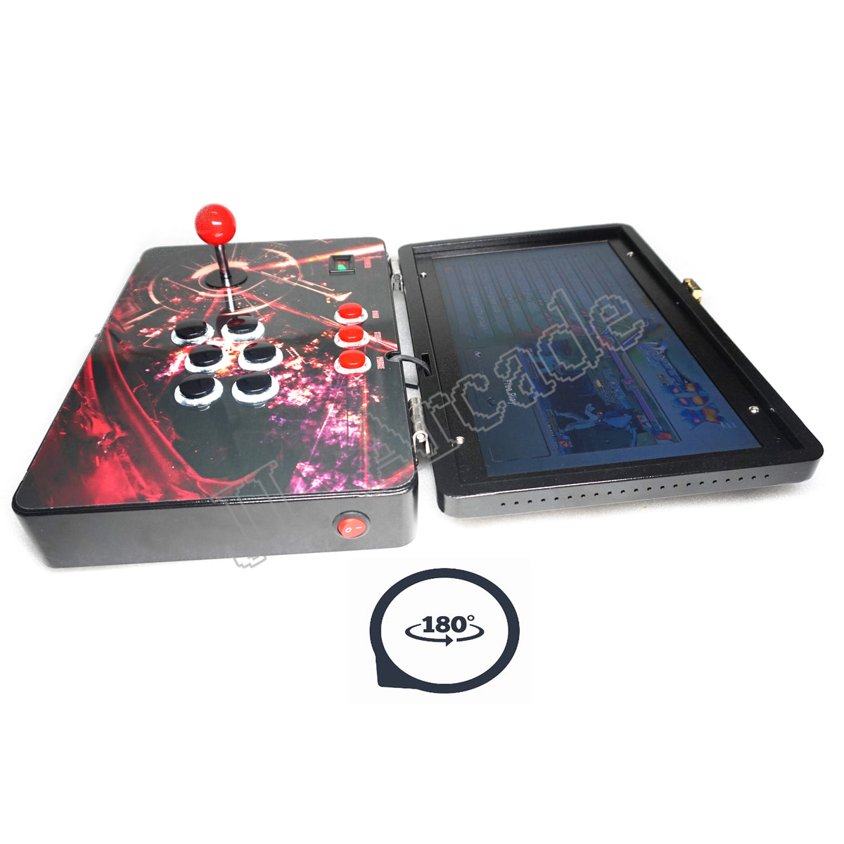 14-Inch 3D Pandora 26800 in 1 Folding Portable Arcade Console Pandora DX Box 720P HD Screen Mini Arcade Moonlight