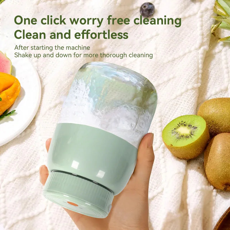 Portable Fruit Juicer Cup Y08 Multi-function Electric Travel Blender 10 Level Steel Knife Large Capacity Smoothie Quick Making