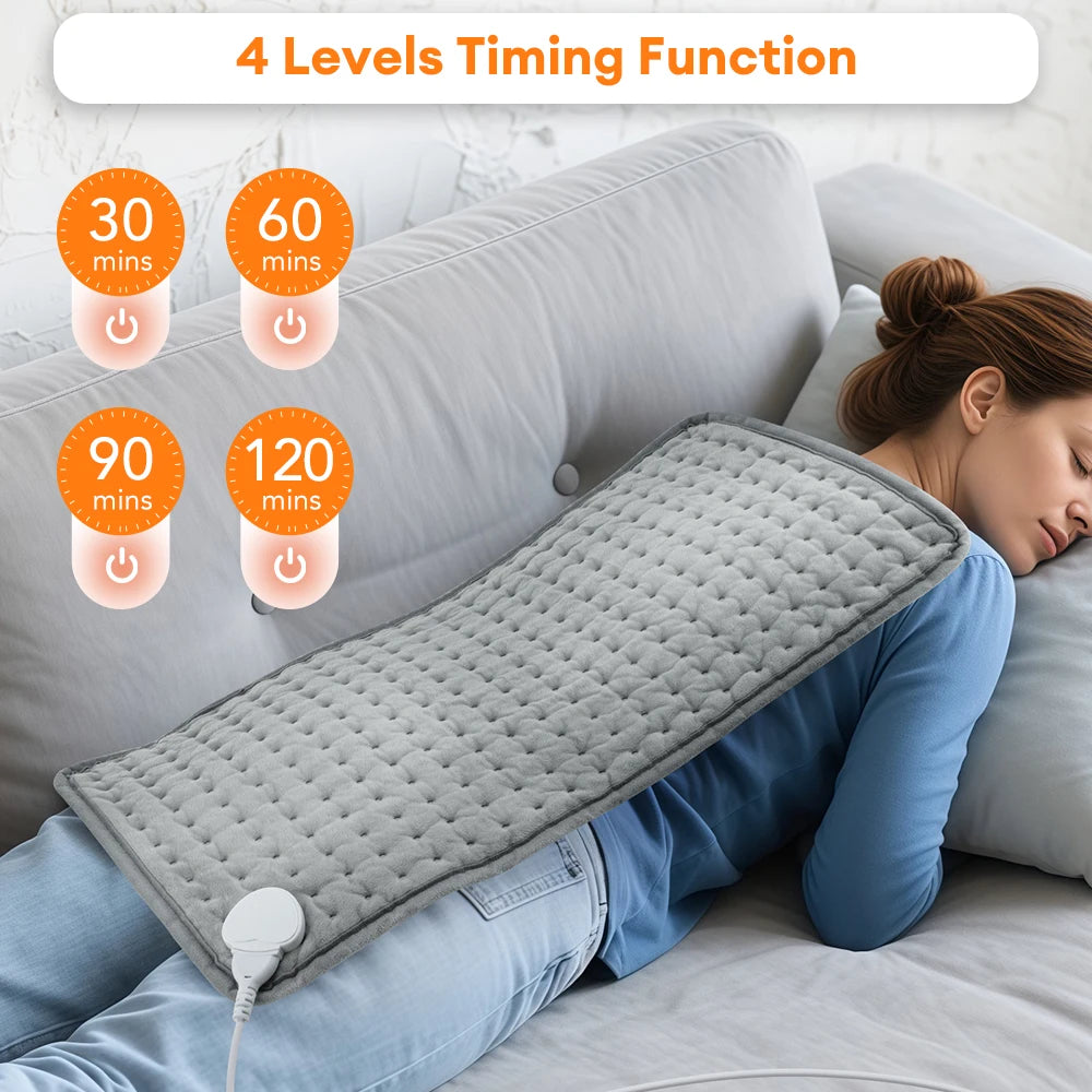 Electric Heating Pad Warm Winter Physiotherapy Blanket Shoulder Neck Back Spine Leg Pain Relief Hot Compress Pad Cushion