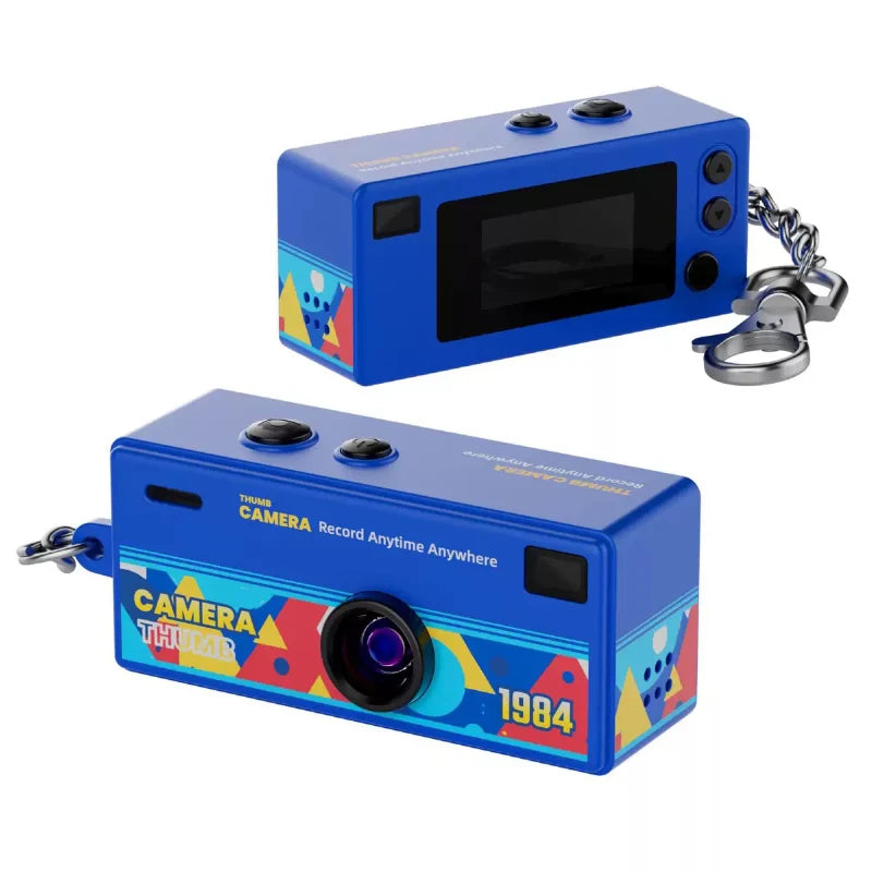 Retro Mini Keychain Thumb Camera 1080P