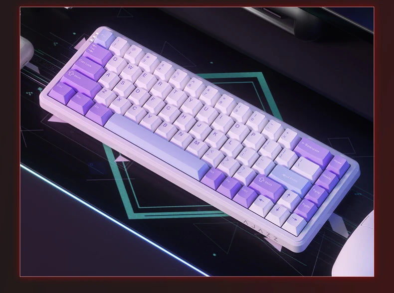 AJAZZ AK680 MAX Magnetic Switch Mechanical Keyboard 60% Rapid Trigger 0.01mm 8K/1K Return 68 keys Wired/Wireless Gaming Keybaord