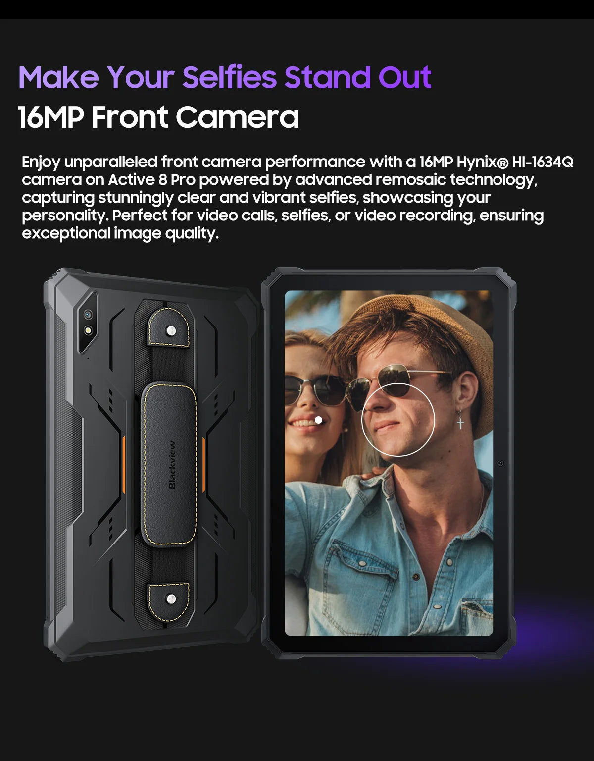 Blackview Active 8 Pro Rugged Tablets 22000mAh Battery Android 13 10.36" 2.4K Display 16GB 256GB Helio G99 48MP Camera Tablet PC