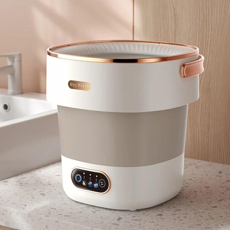 Portable Small Washing Dryer Machine Collapsible Washer Apartment Travel Socks Underwear Panties Washing Machine
