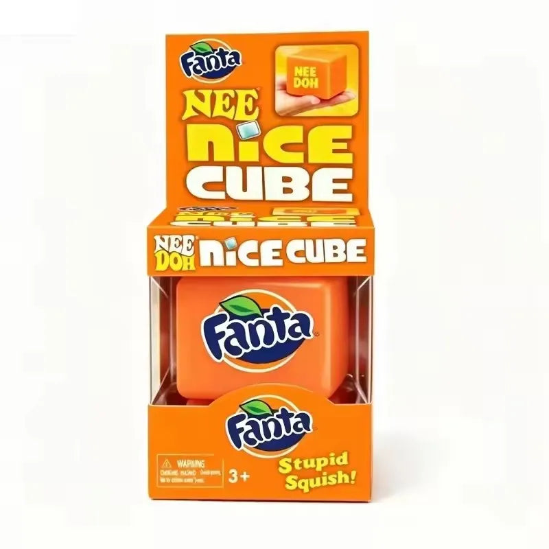 Schylling NeeDoh Nice Cube Sensory Squeeze Toy with Super Solid Squish Stress Relief Anxiety Sensory Tool Stress Reliever Toys