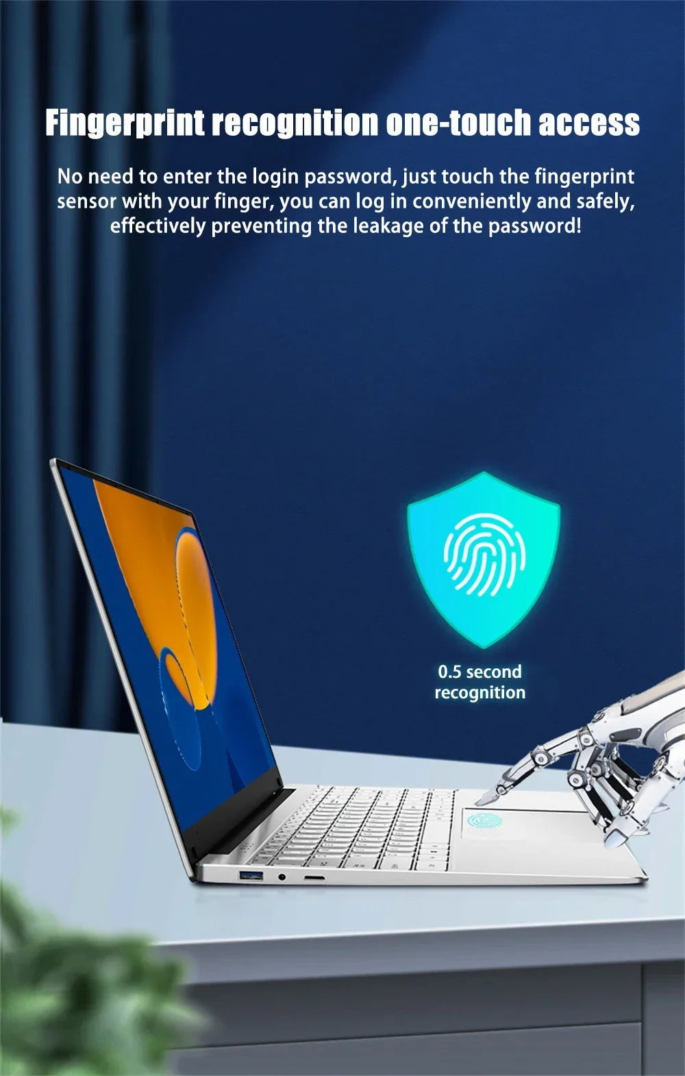 2025 Laptop 15.6 Inch 32GB Ram DDR4 2048GB SSD Windows 11 Notebook Pc Gamer Intel N5095 Office Computer WIFI Backlit Fingerprint