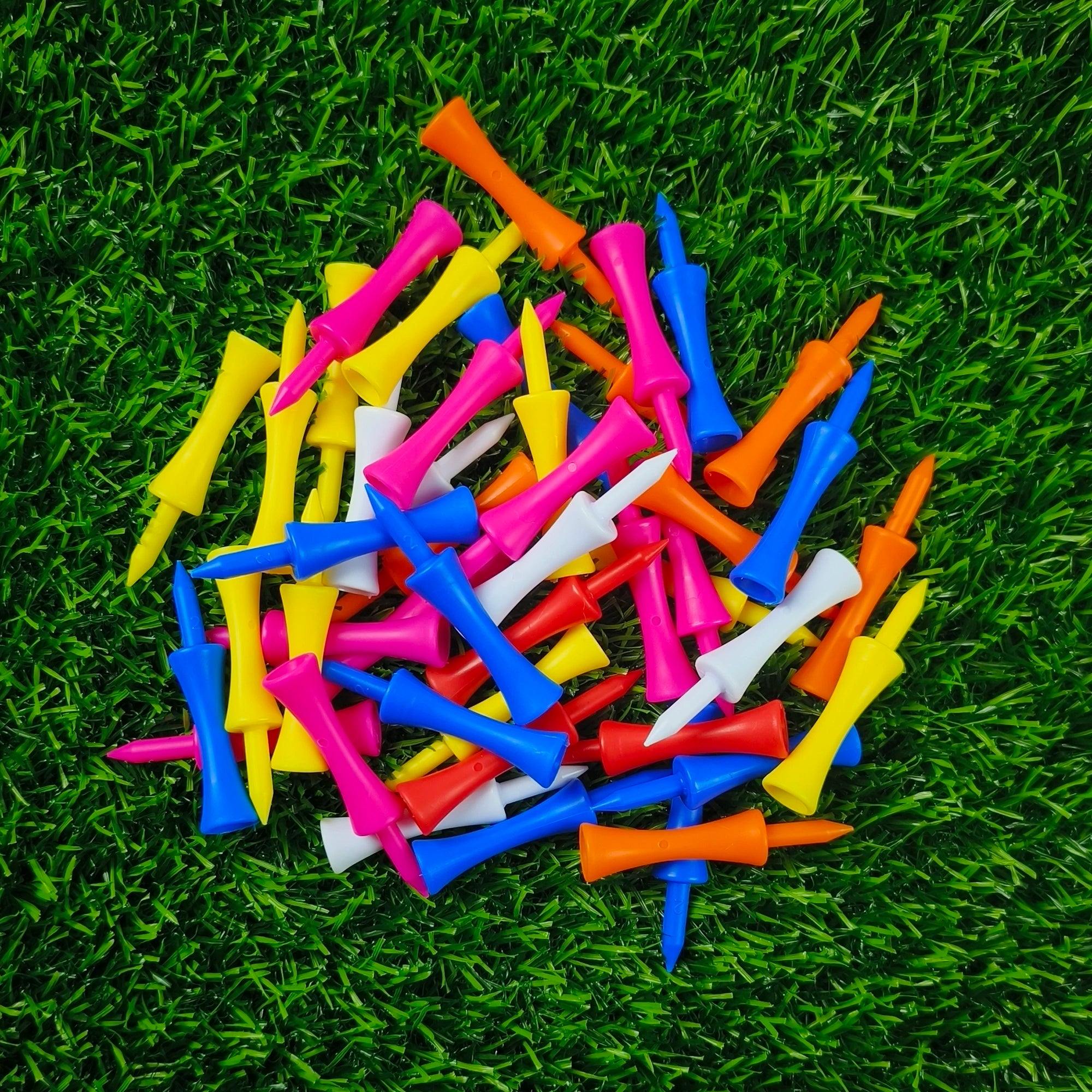 50Pcs Professional 59mm Golf Tee Golf Supplies New Golf Practice Products Golf Accessories Golf Limit Nail Plastic Ball Holder