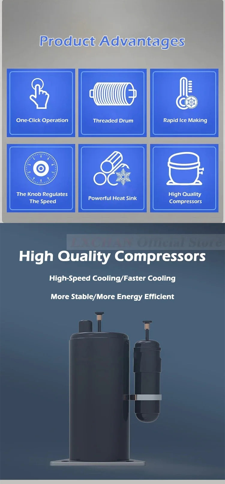 HomeWise 60KG/24H Korean Snowflake Ice Machine Small Snow Continuous Cooled Milk Mango Bingsu Shaver Smoothie Crusher 110V 220V