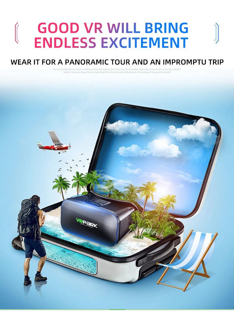 VR Glasses 3D Virtual Reality Headset