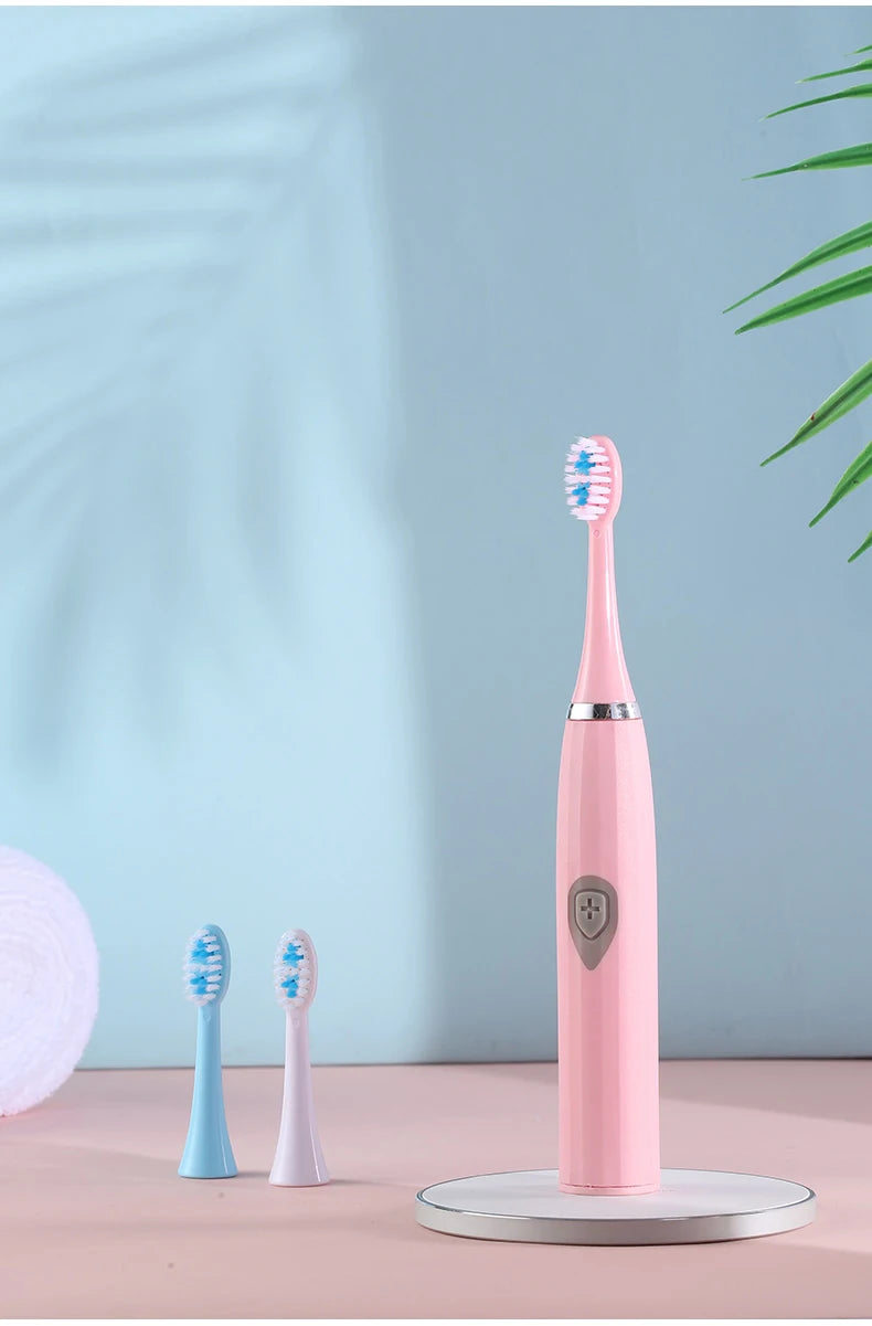 Maintain a bright smile with this electric toothbrush for adults—offering effective cleaning, easy handling, and advanced brushing technology!