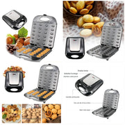 24 Walnut Cookie Maker, Non Stick Double Sided Walnut Cookie, Electric Maker Mold Maker Mini Nut