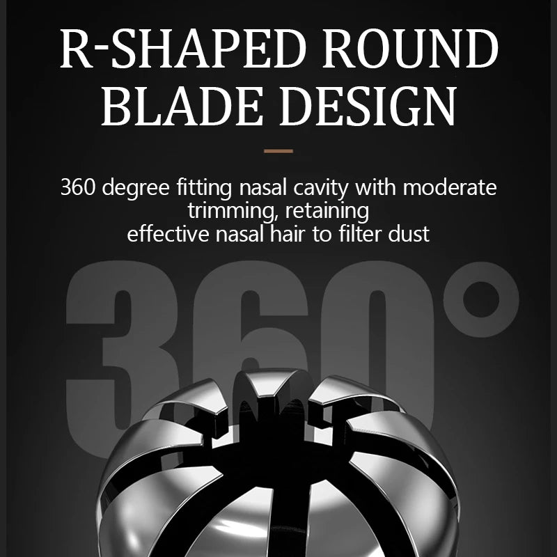 Electric Shaving Nose Ear Trimmer Safe Face Care Rechargeable Nose Hair Trimmer for Men Shaving Hair Removal Razor Beard