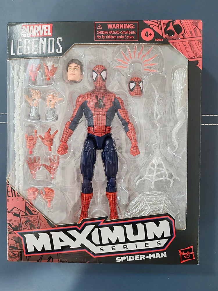 Marvel Legends Ultimate Maximum Series Spider - Man Action Figure 6 Inch High Quality Ko Collectible Model Doll Gifts In Stock